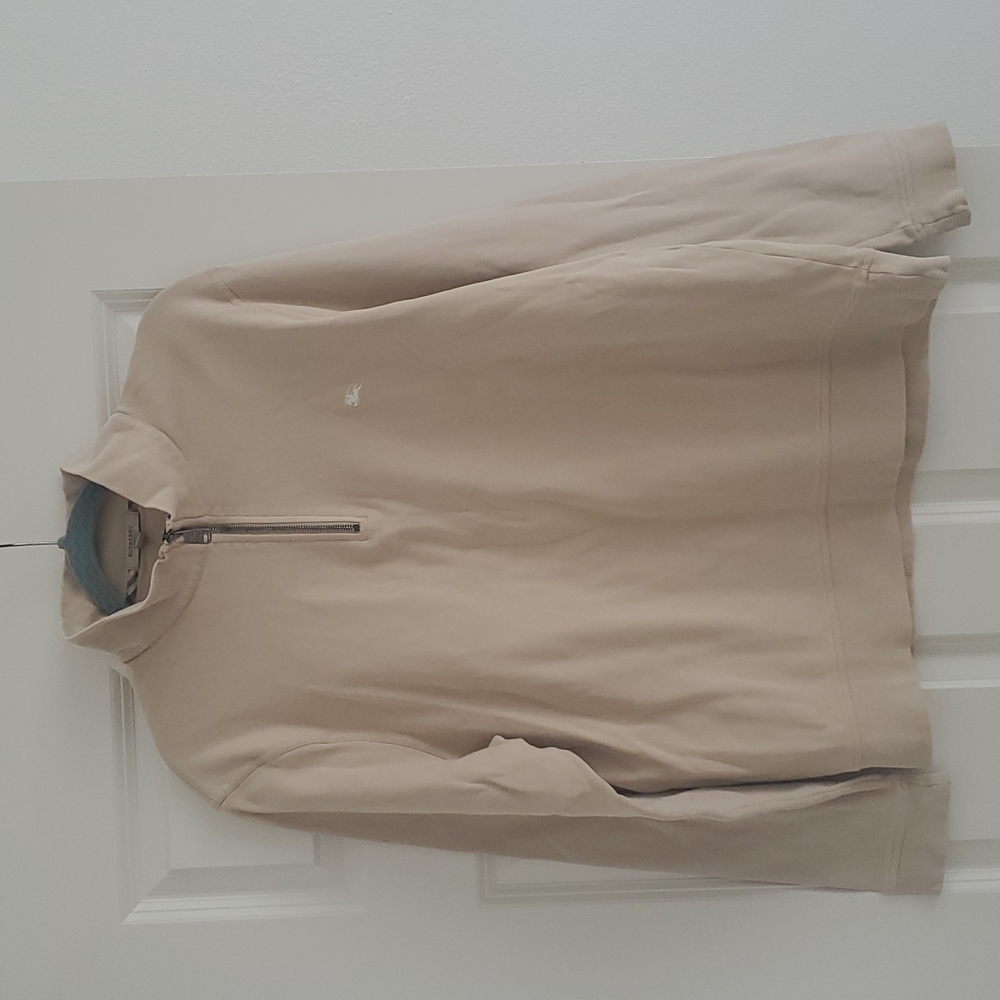 Burberry mens zip up turtleneck